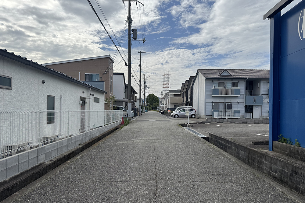 宝塚市道1404号線からお越しの場合