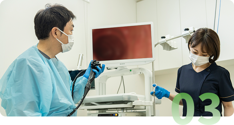 ポリープ日帰り手術から、専属病理医による精密診断まで